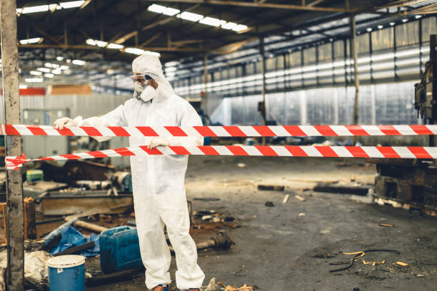 Professional Unattended Death Cleanup technician working in Wiley, GA